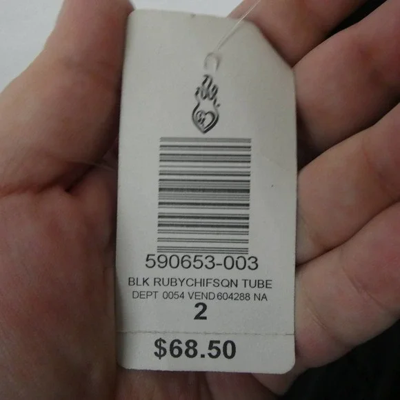 Torrid Sleeveless Chiffon Layered Tube Dress Ruby Sequin Panel Plus Size 2XL NWT - Picture 9 of 10